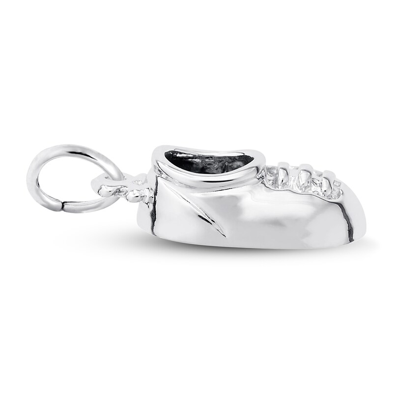 Main Image 2 of Baby Shoe Charm Sterling Silver