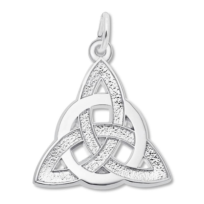 Celtic Knot Charm Bead Small Bridal Heart Celtic Knot Charm Bead Small Bridal Heart