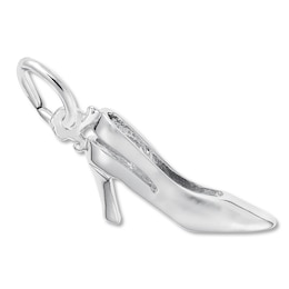 High Heel Charm Sterling Silver