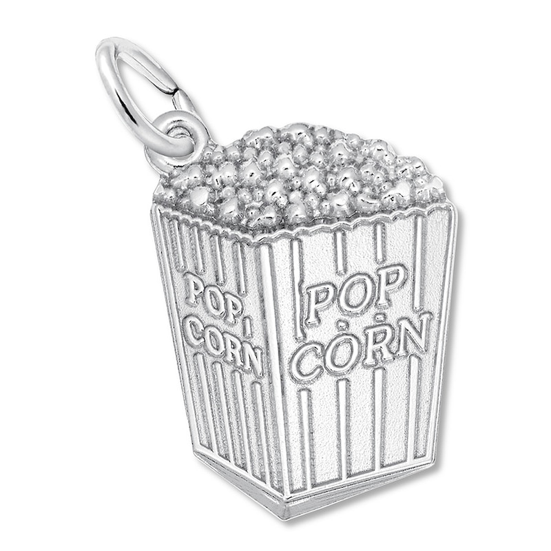 Main Image 1 of Popcorn Charm Sterling Silver