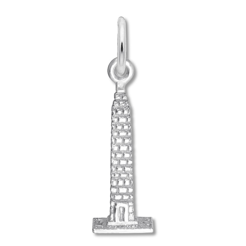 Washington Monument Charm Sterling Silver