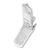Thumbnail Image 2 of Flip Phone Charm Sterling Silver