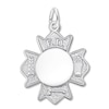 Thumbnail Image 1 of Fire Badge Charm Sterling Silver