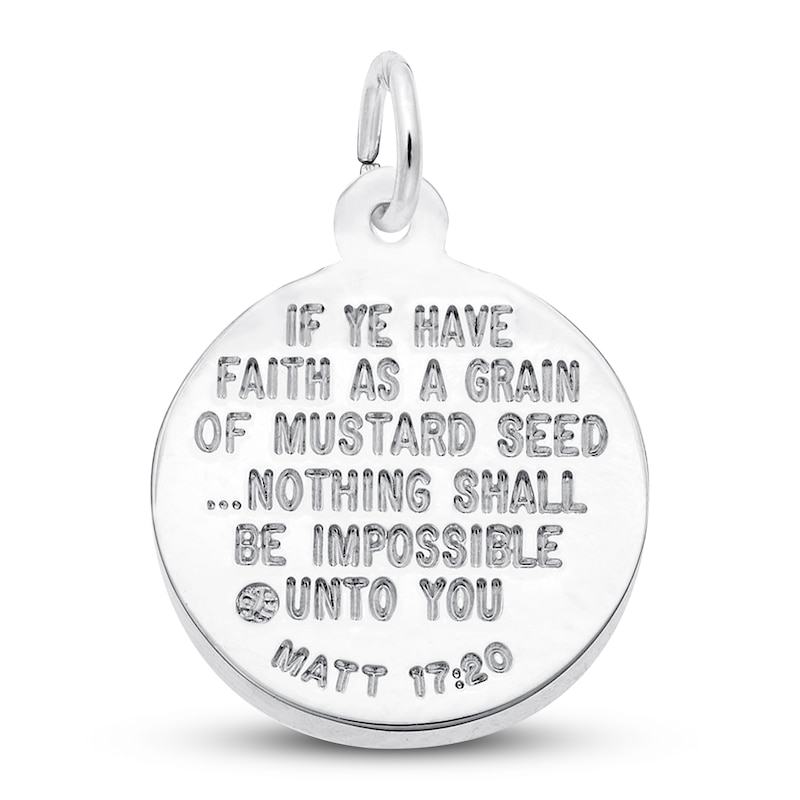 Main Image 2 of Mustard Seed Charm Sterling Silver