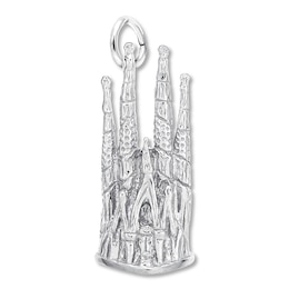 Barcelona Cathedral Sterling Silver Charm