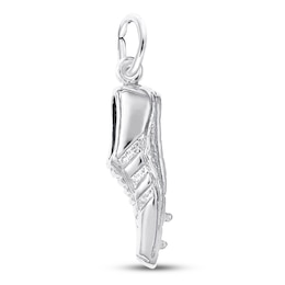 Track Shoe Charm Sterling Silver