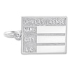 Thumbnail Image 1 of Driver's License Charm Sterling Silver