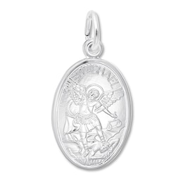 Saint Michael Charm Sterling Silver