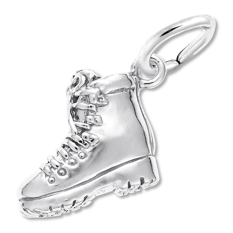 Main Image 1 of Hiking Boot Charm Sterling Silver