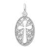 Thumbnail Image 1 of Filigree Cross Charm Sterling Silver