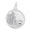 Thumbnail Image 1 of Mountain Scene Charm Sterling Silver