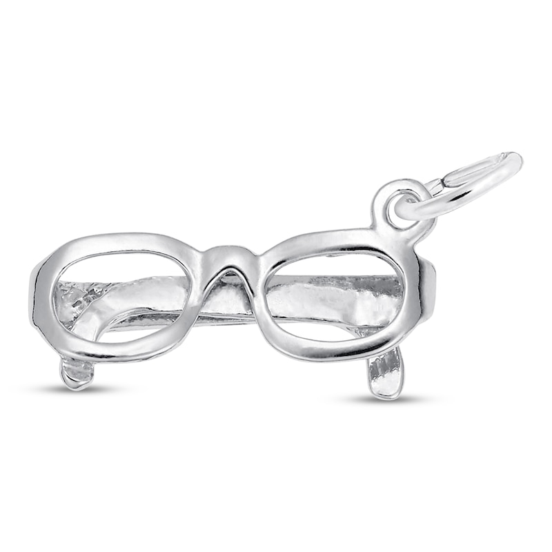 Main Image 1 of Glasses Charm Sterling Silver