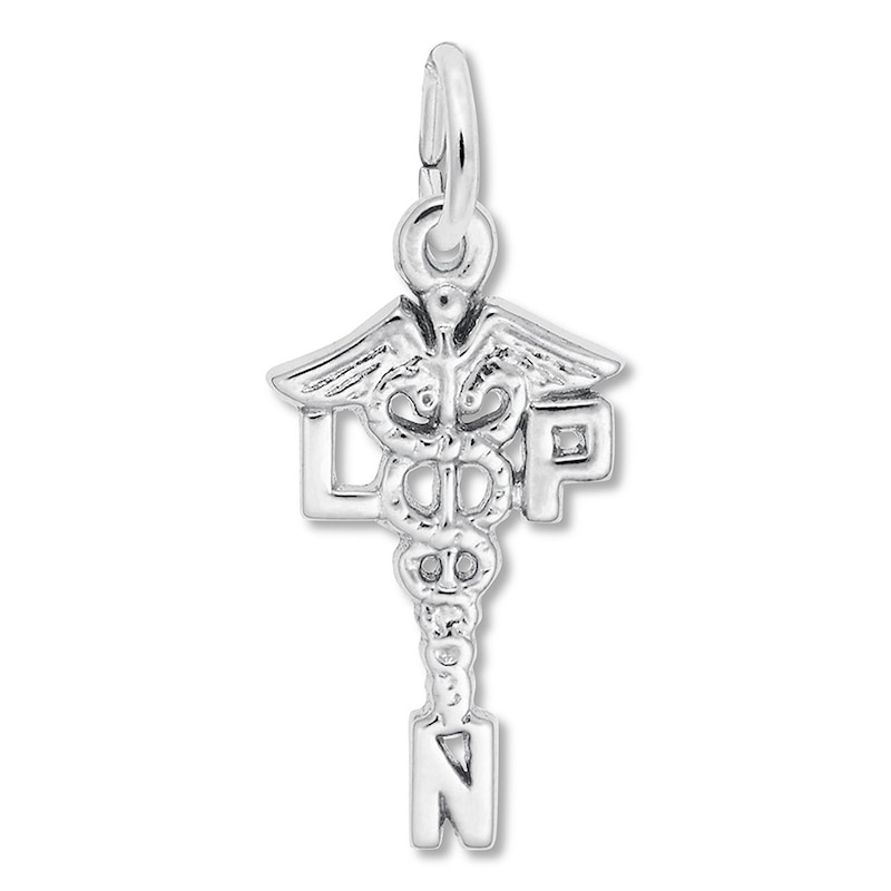 Main Image 1 of Nurse Charm Sterling Silver