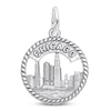 Thumbnail Image 0 of Chicago Skyline Charm Sterling Silver
