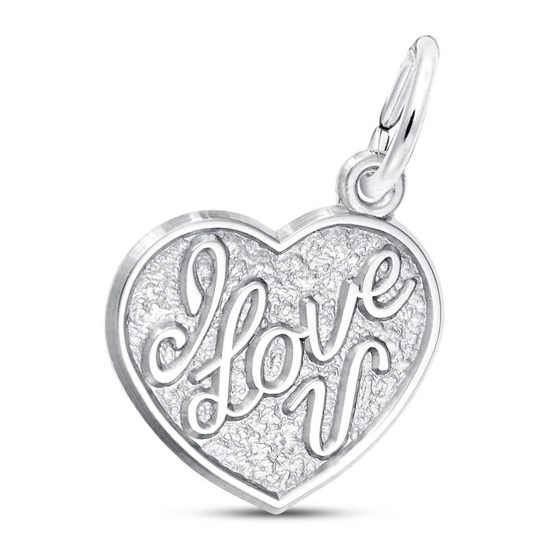 Main Image 1 of I Love You Charm Sterling Silver