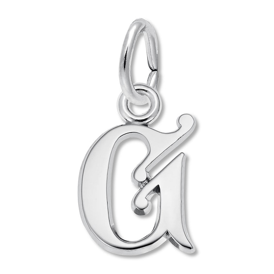 Letter G Charm Sterling Silver | Kay