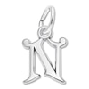 Thumbnail Image 1 of Letter N Charm Sterling Silver