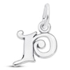 Thumbnail Image 1 of Letter P Charm Sterling Silver