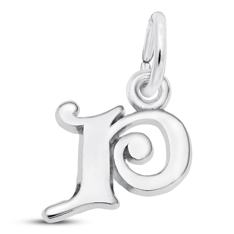 Main Image 1 of Letter P Charm Sterling Silver