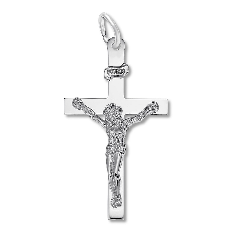 Main Image 1 of Crucifix Charm Sterling Silver