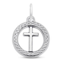 Cross Charm Sterling Silver