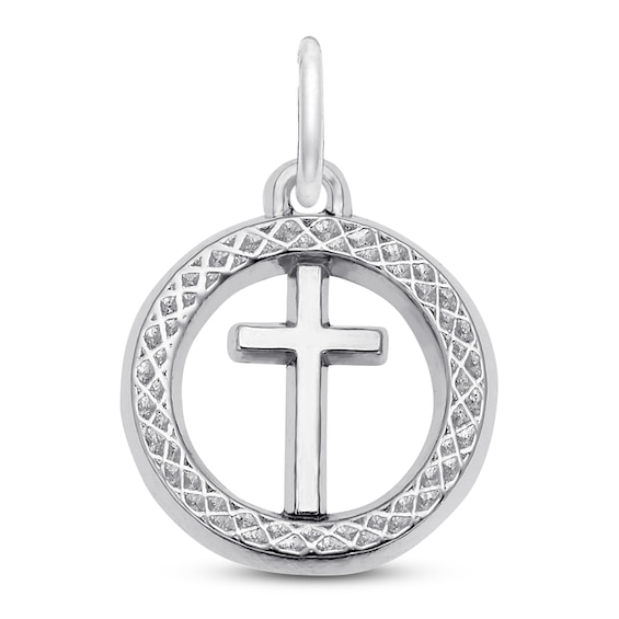 Cross Charm Sterling Silver