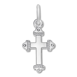 Cross Charm Sterling Silver