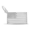 Thumbnail Image 1 of American Flag Charm Sterling Silver
