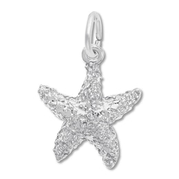 Starfish Charm Sterling Silver