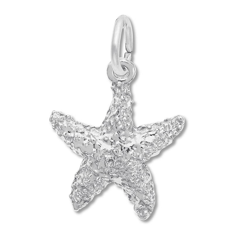 Main Image 1 of Starfish Charm Sterling Silver