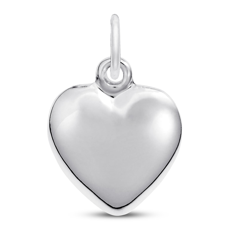 Main Image 1 of Heart Charm Sterling Silver