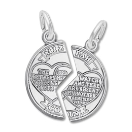 Mizpah Charm Sterling Silver