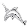Thumbnail Image 1 of Dolphin Charm Sterling Silver