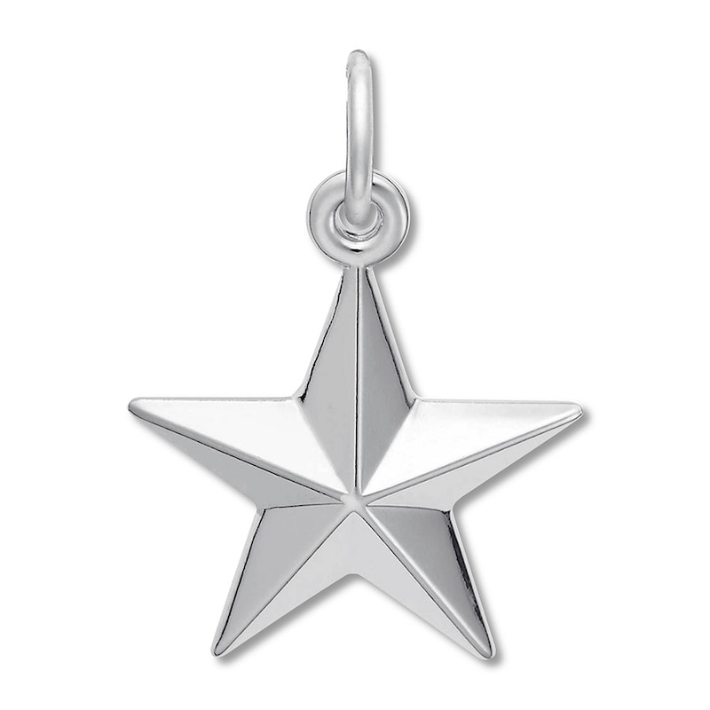Main Image 1 of Star Charm Sterling Silver