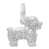 Thumbnail Image 1 of Bichon Frise Charm Sterling Silver