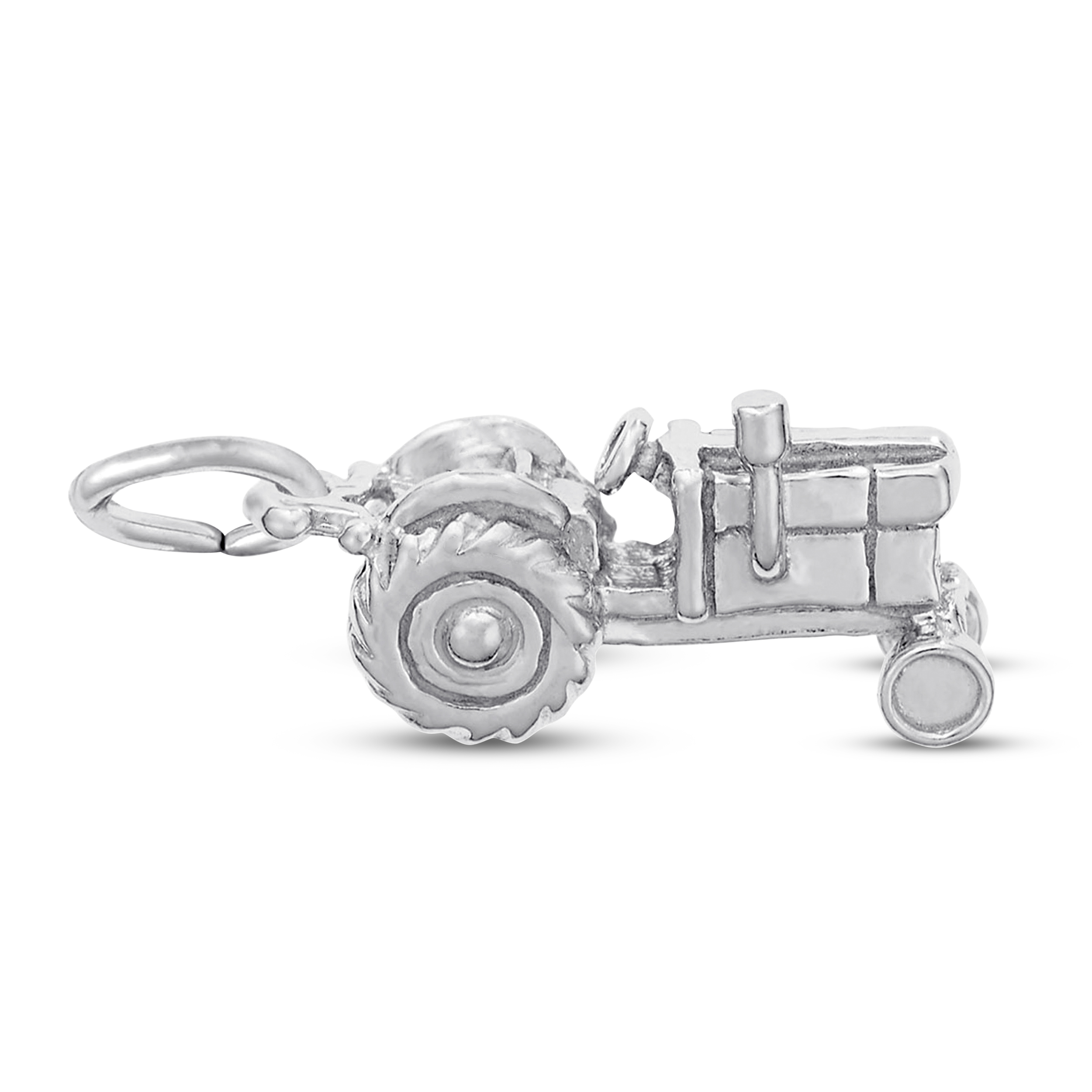 Main Image 1 of Tractor Charm Sterling Silver