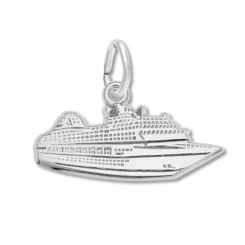 Main Image 1 of Cruise Ship Charm Sterling Silver