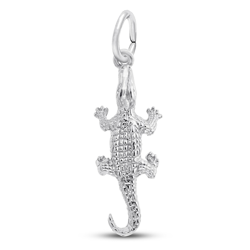 Main Image 1 of Alligator Charm Sterling Silver