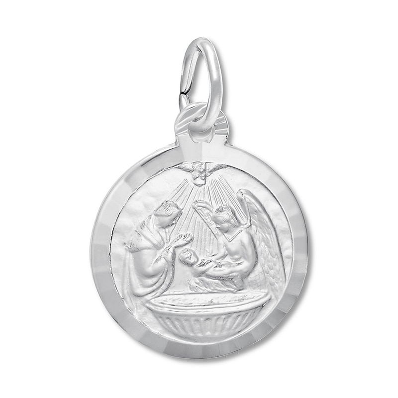 Main Image 1 of Baptism Charm Sterling Silver