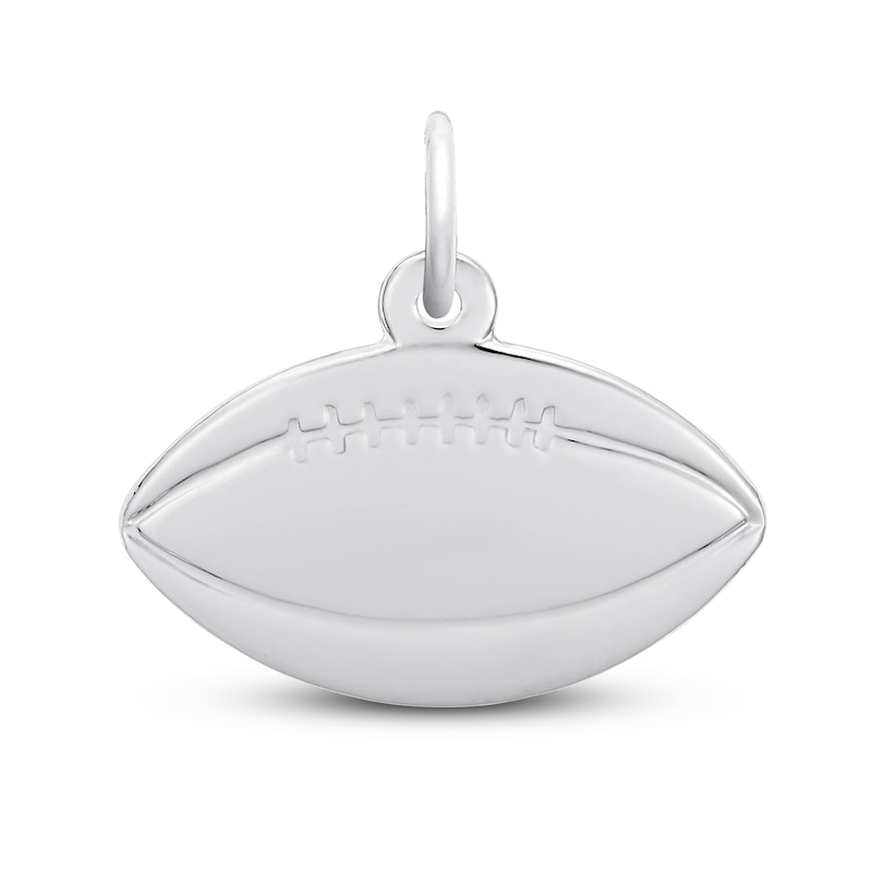 Football Charm Sterling Silver