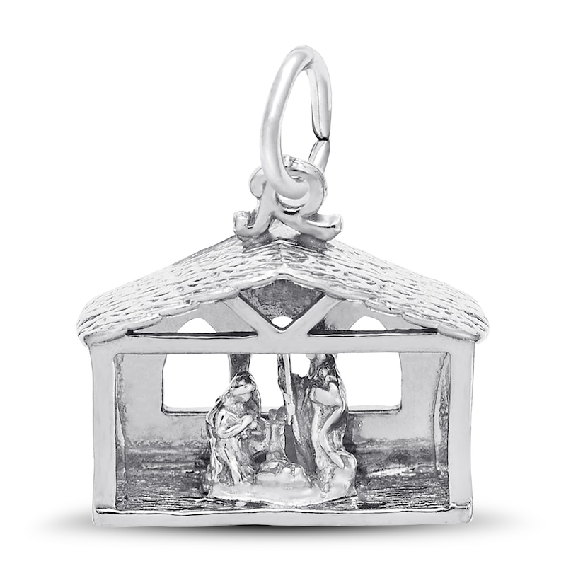 Main Image 1 of Nativity Charm Sterling Silver