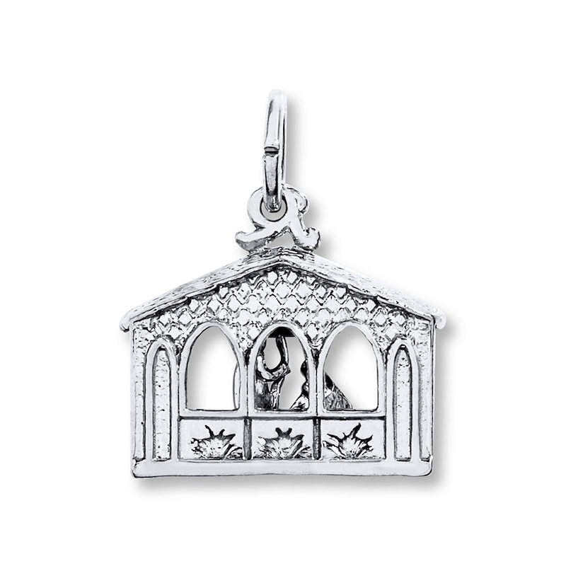 Nativity Charm Sterling Silver