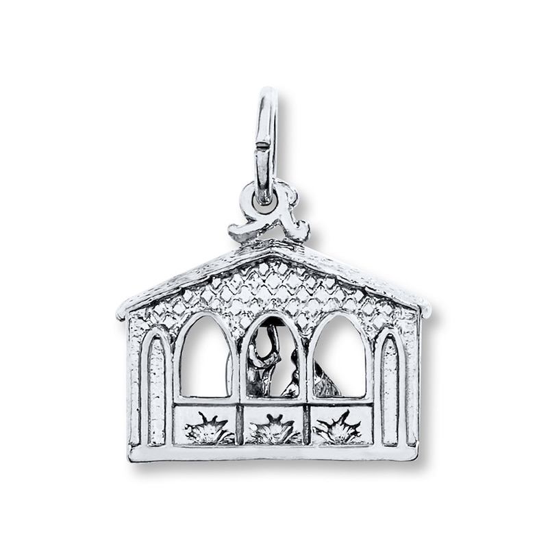 Main Image 2 of Nativity Charm Sterling Silver