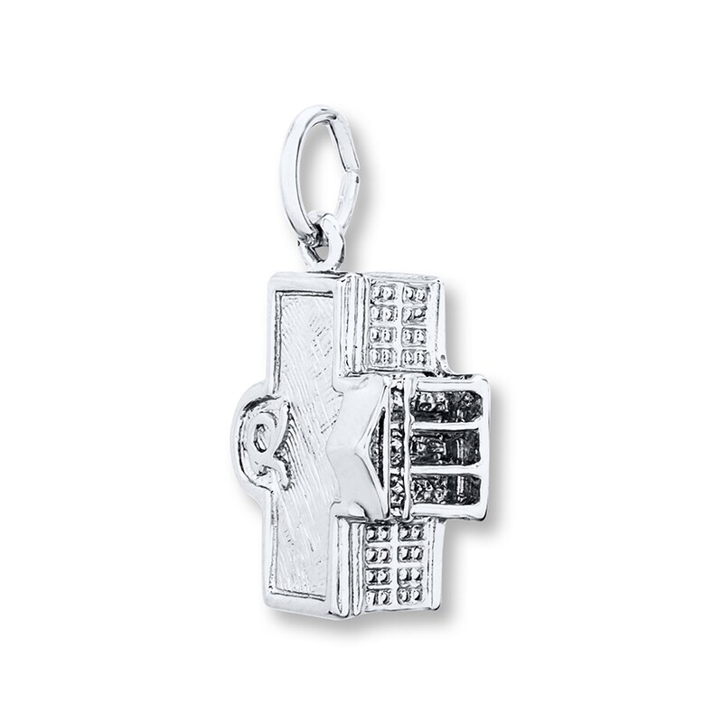 White House Charm Sterling Silver