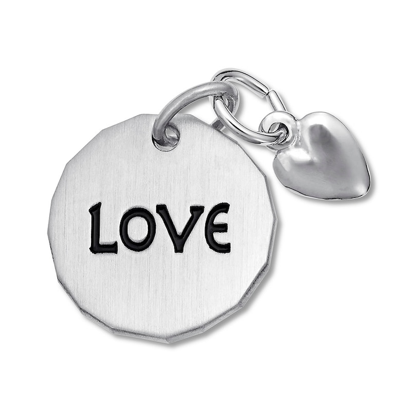 Main Image 1 of Love Charm Sterling Silver