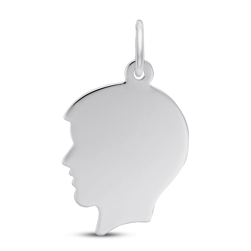 Main Image 1 of Boy Charm Sterling Silver