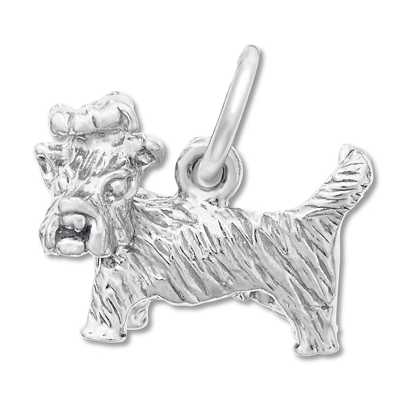 Yorkshire Terrier Charm Sterling Silver
