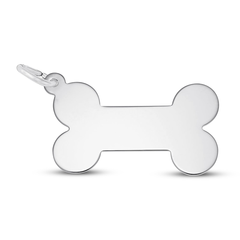 Main Image 1 of Dog Bone Charm Sterling Silver
