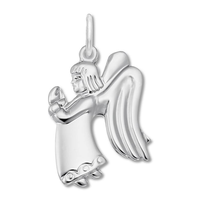 Main Image 1 of Praying Angel Charm Sterling Silver