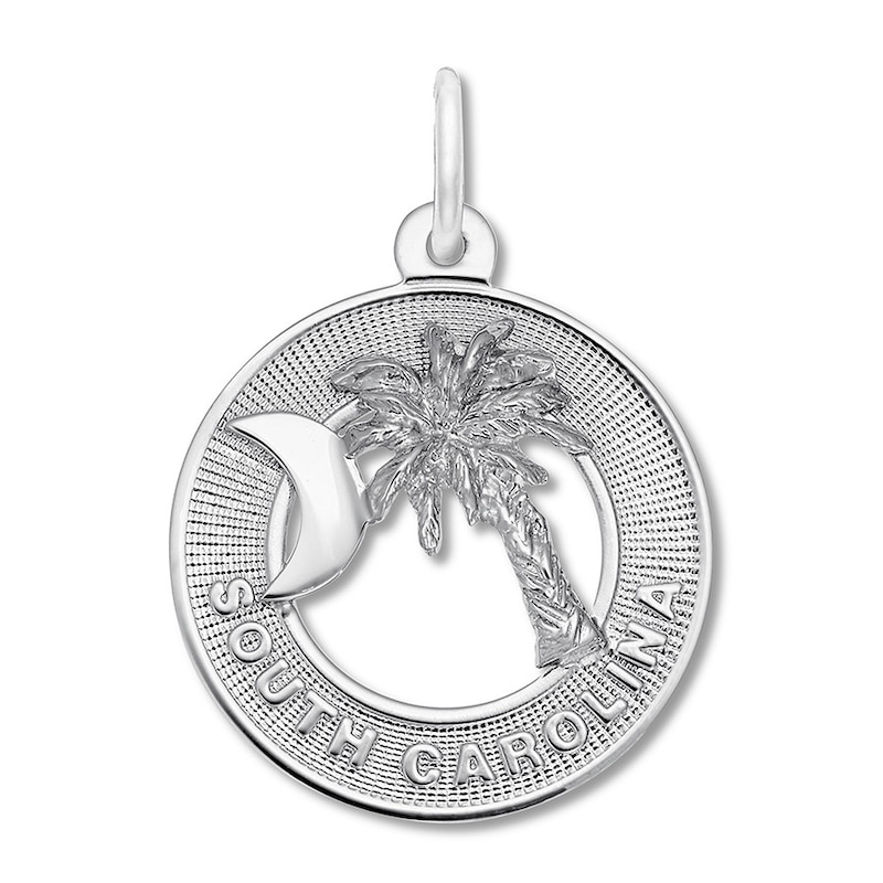 Main Image 1 of South Carolina Charm Sterling Silver